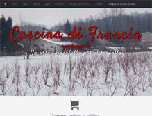 Tablet Screenshot of cascinadifrancia.com
